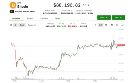 Bitcoin battles $89,000 price ceiling as bulls try to break U.S. sell pattern