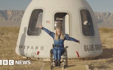 Engineer becomes first wheelchair user to go to space