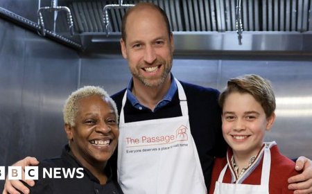 William takes George to homeless charity he visited as a child with Diana