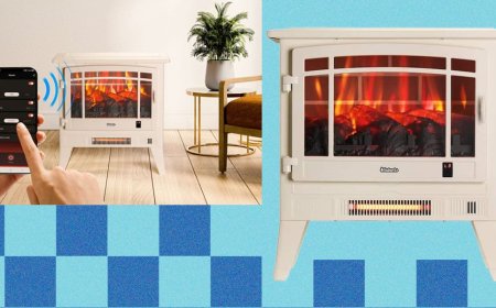 How a $200 Fake Fireplace From Home Depot Soothed My Soul