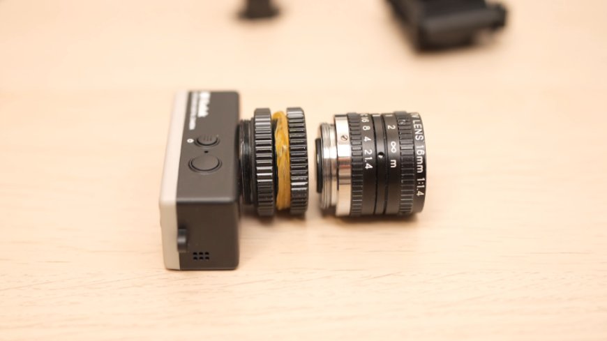 Attach a Full Size Lens to a Tiny Camera
