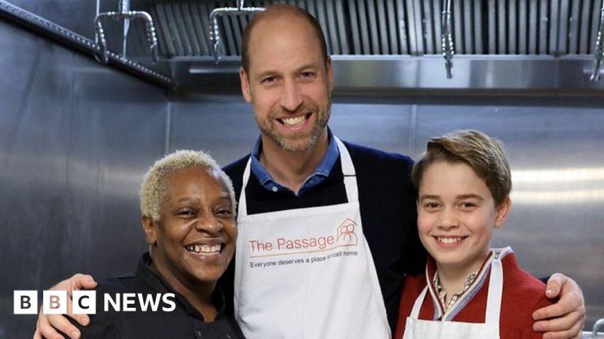 William takes George to homeless charity he visited as a child with Diana