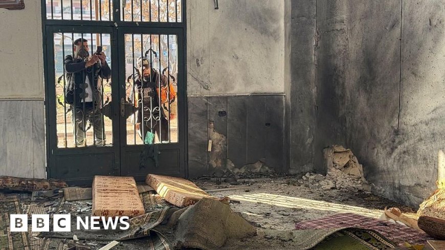 Blast at Syrian mosque during Friday prayers leaves at least eight dead