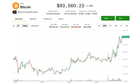 Bitcoin rallies past $93,000 after inflation data increased chances of further rate cuts