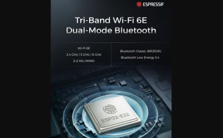 Espressif Introduces the ESP32-E22 Wi-Fi 6E and Bluetooth Co-Processor