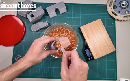 Silica Gel Makes For Better 3D Prints