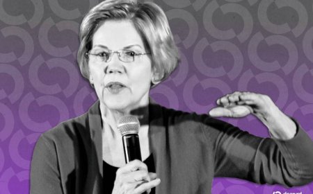 Elizabeth Warren, OCC Chief Spar Over Trump-Linked Crypto Bank Bid