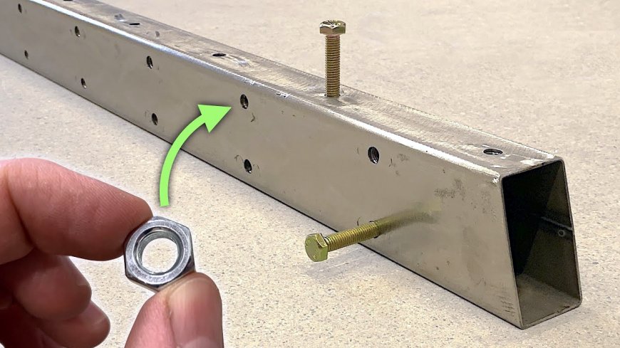 Welding Nuts Inside Metal Tubes, Painlessly