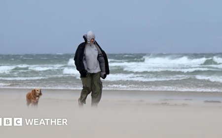 Gale-force winds to batter UK as snow and cold set for comeback