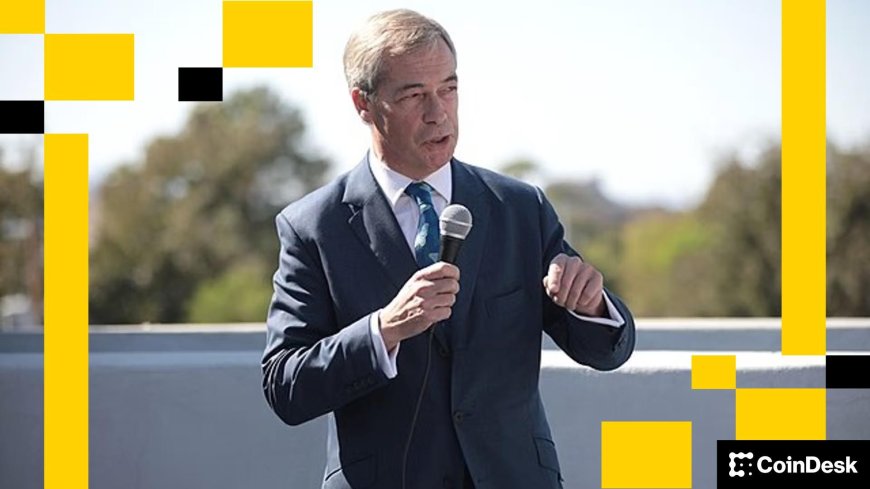 Nigel Farage takes 6% stake in UK bitcoin treasury firm Stack BTC