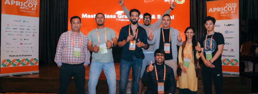 From npNOG to APRICOT: How showing up opened doors