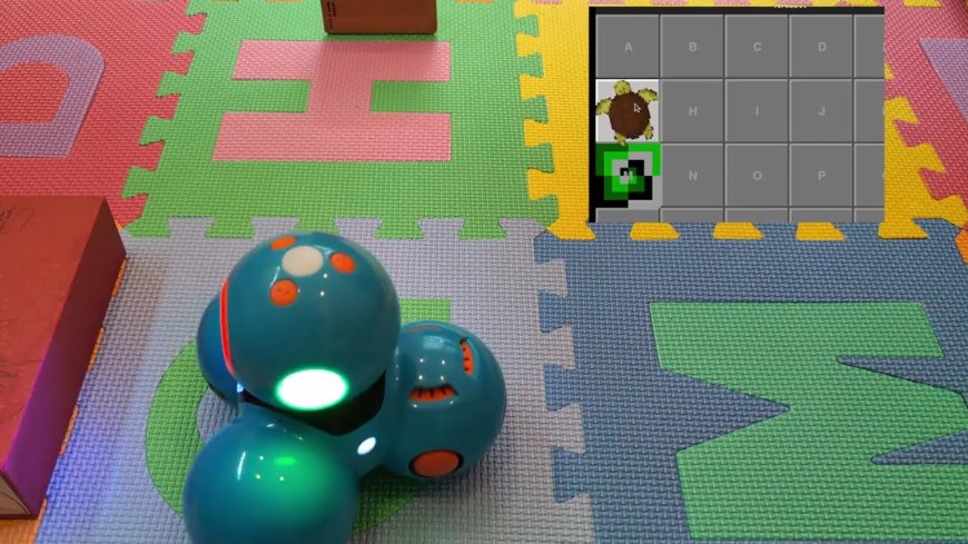 Real Robot Makes Debut in Programming Game