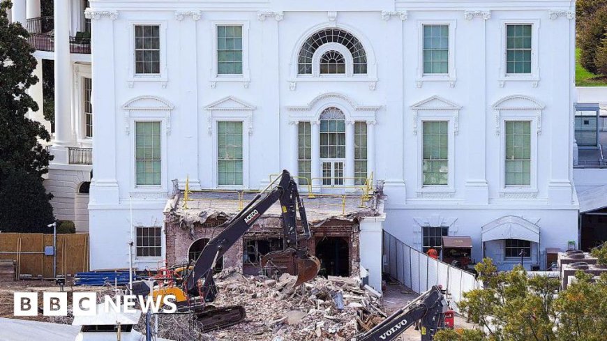 Judge halts above-ground construction of Trump's White House ballroom