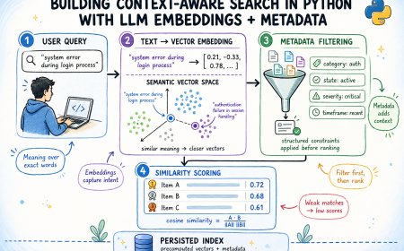 Building Context-Aware Search in Python with LLM Embeddings + Metadata