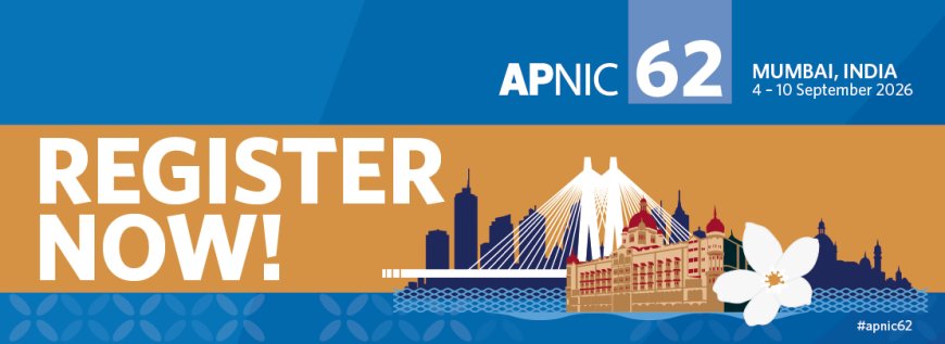 Register now for APNIC 62 in Mumbai