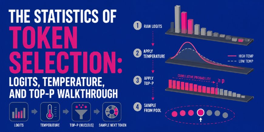 The Statistics of Token Selection: Logits, Temperature, and Top-P Walkthrough