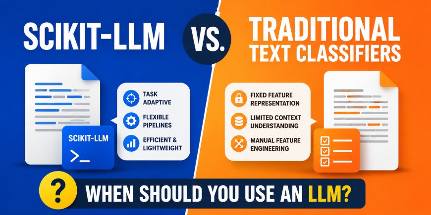 Scikit-LLM vs. Traditional Text Classifiers: When Should You Use an LLM?