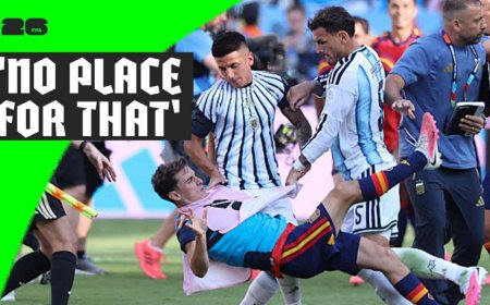 'The reaction is terrible' - World Cup final turns ugly at full-time