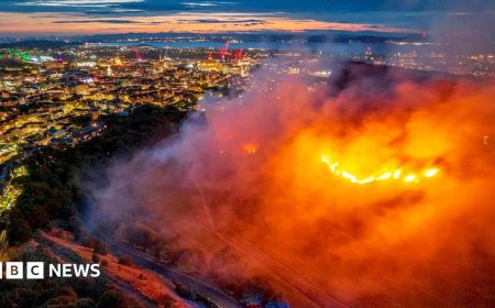 Fire crews to remain at Arthur's Seat for days after blaze