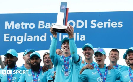 What did England learn during ODI series win over India?