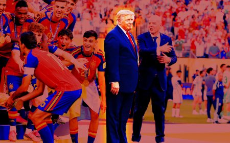 From Red Cards to Photobombs, Donald Trump Tried to Make the World Cup About Himself 