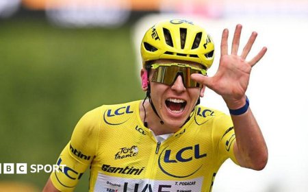 Pogacar wins fifth Tour as Van der Poel takes stage