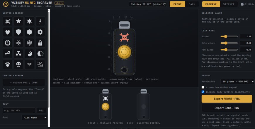 Dress Up Your YubiKey With This Web-Based Tool