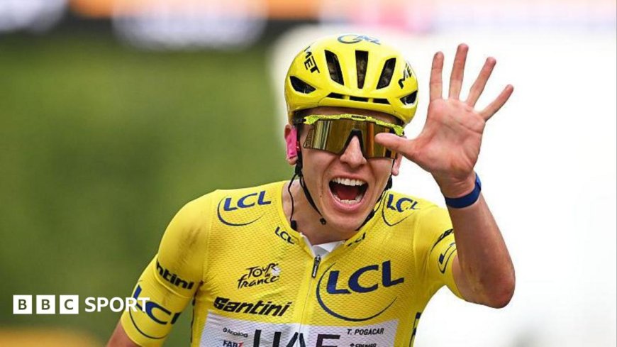Pogacar wins fifth Tour title amid Paris finish drama