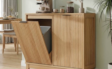 The Chic Fluted Kitchen Trash Organizer That’s Taking Over Instagram