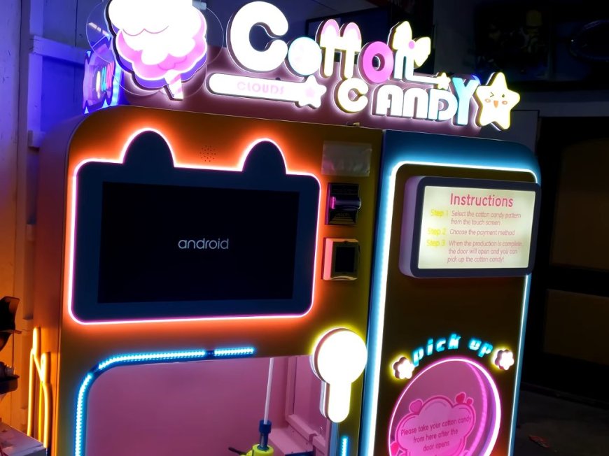 Hacking a $6000 Cotton Candy Machine to Fully Control It