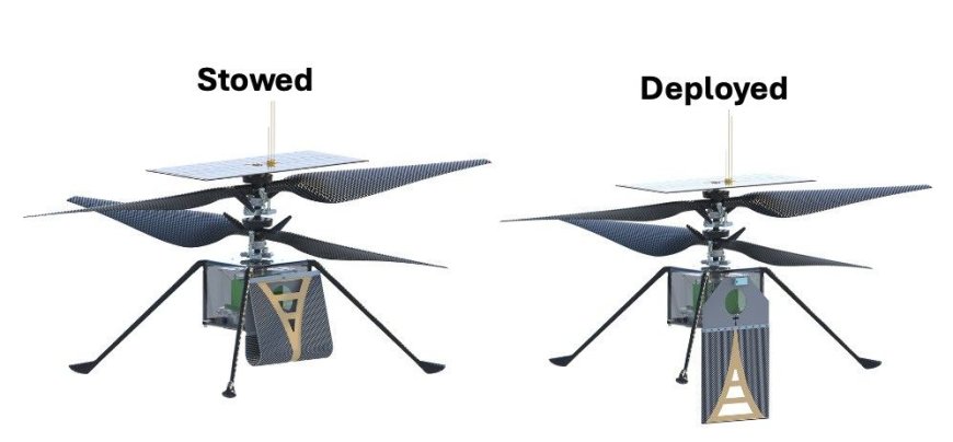 NASA Tests Featherweight Radar Antenna for SkyFall Mars Helicopters